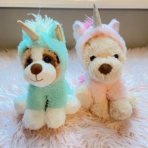 stuffed animal dog bundle